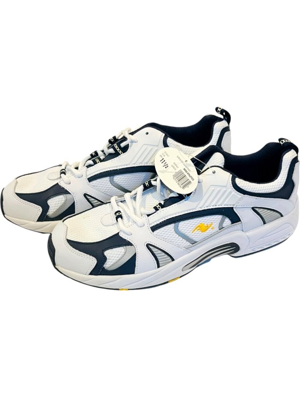 Athletic Works Men's Size 11.5 White / Navy Shoes - TERRELL - NEW in Box